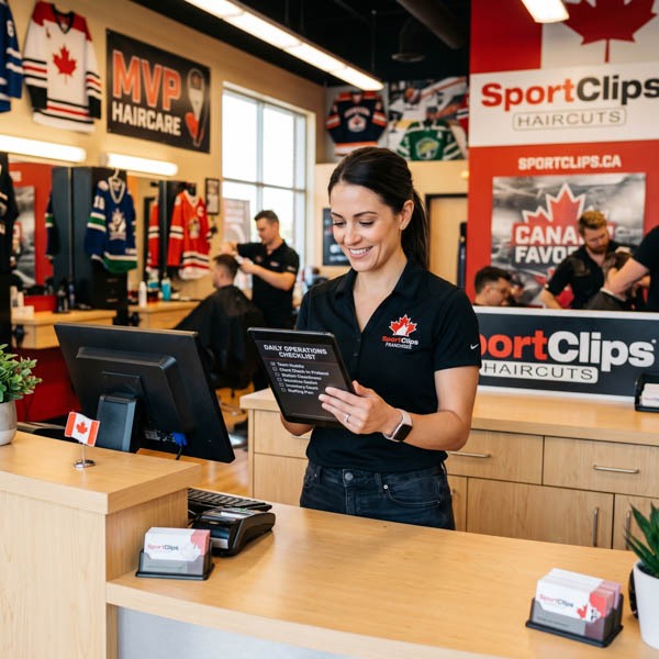 sport clips franchisee with checklist